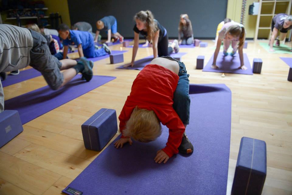 Kids Yoga at Diablo Rock Gym