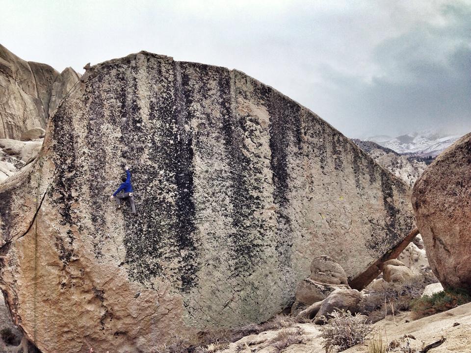 Alex Honnold, interview after Too Big To Flail at the Buttermilks