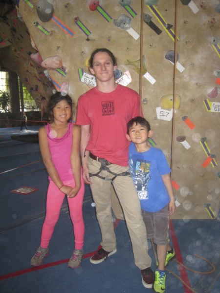 Kids Climbing at Sacramento Pipeworks