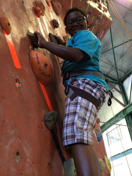 Kids Climbing at Berkeley Ironworks 