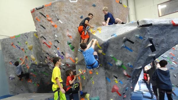 Kids Rock Climbing at Diablo Rock Gym