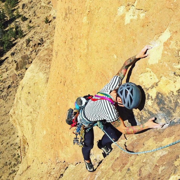 Kim Groebner, Zebra Zion, Trad Climbing, Smith Rock