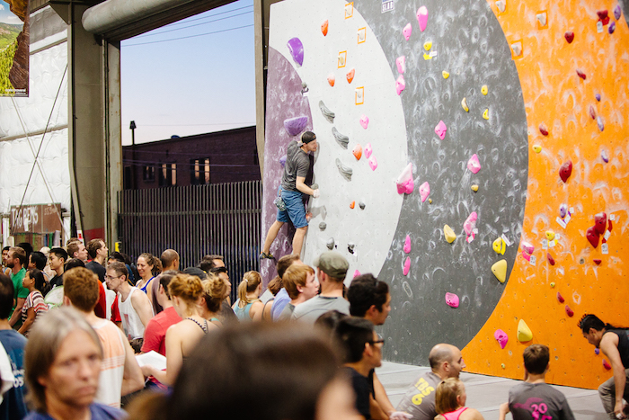 Bouldering Competition at Sacramento Pipeworks