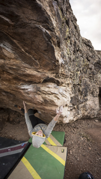 Kate Dearborn, Moe's Valley, bouldering