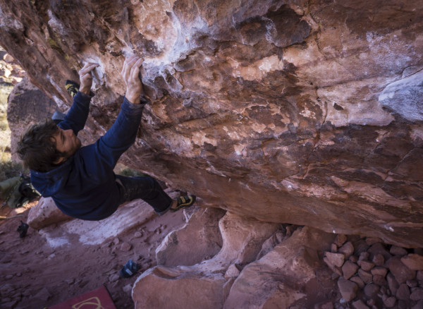 Greg Kerzhner, Red Rocks bouldering, Calico Basin