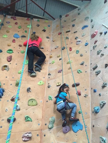 Courageous Girls Climb at Mission Cliffs