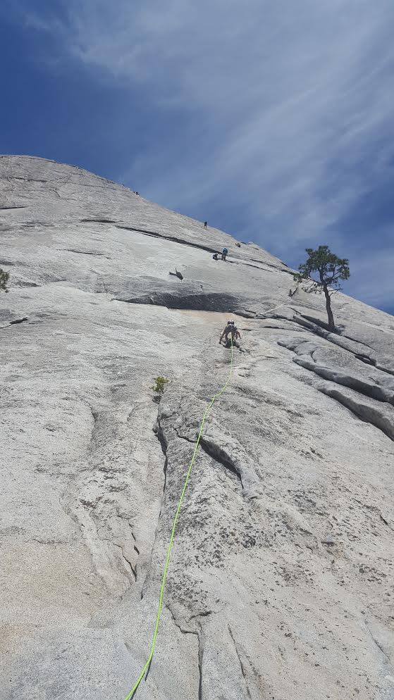 Climbing Snake Dyke in Yosemite