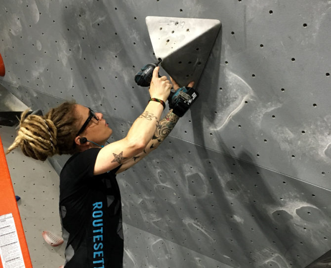 Meet the Routesetters of Woman Up 2018 Touchstone Climbing