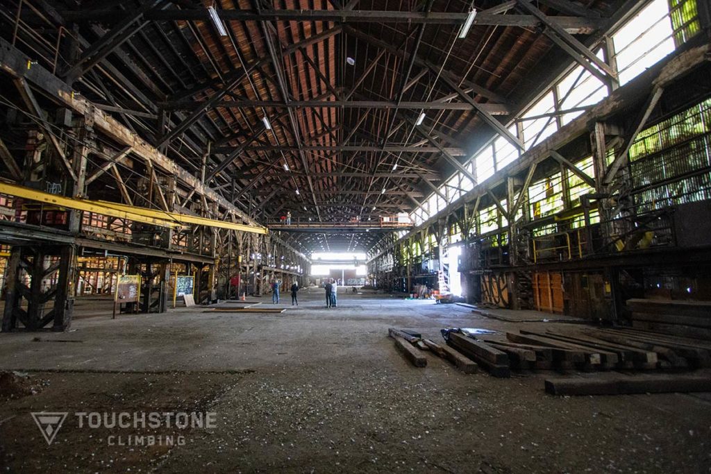 Current interior at Touchstone Climbing Pacific Pipe