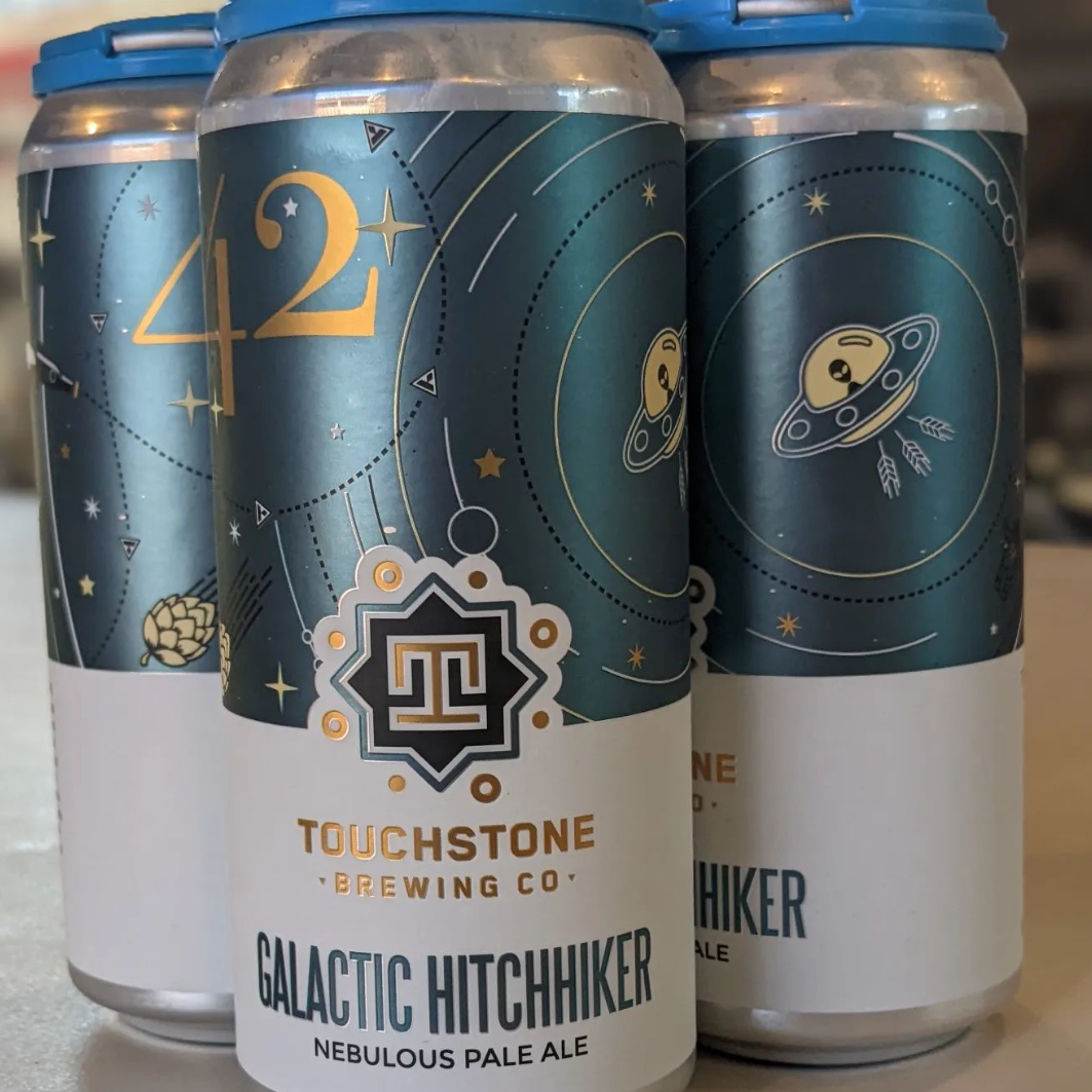 Galactic Hitchhiker beer cans