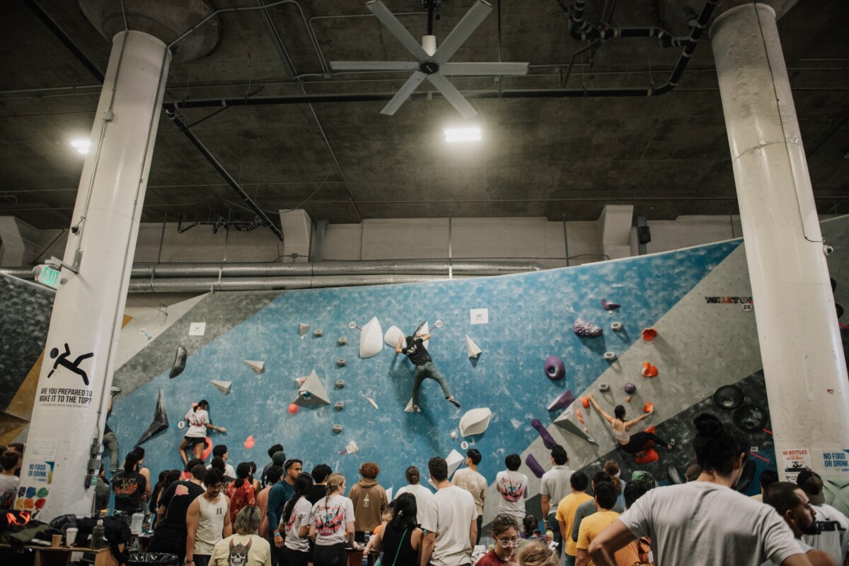 Climbers at Battle of the Bay 2024