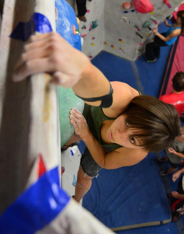 Natasha Barnes at Touchstone Climbing