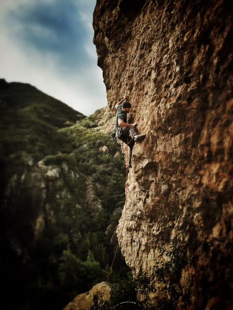 Climbing at Echo Cliffs
