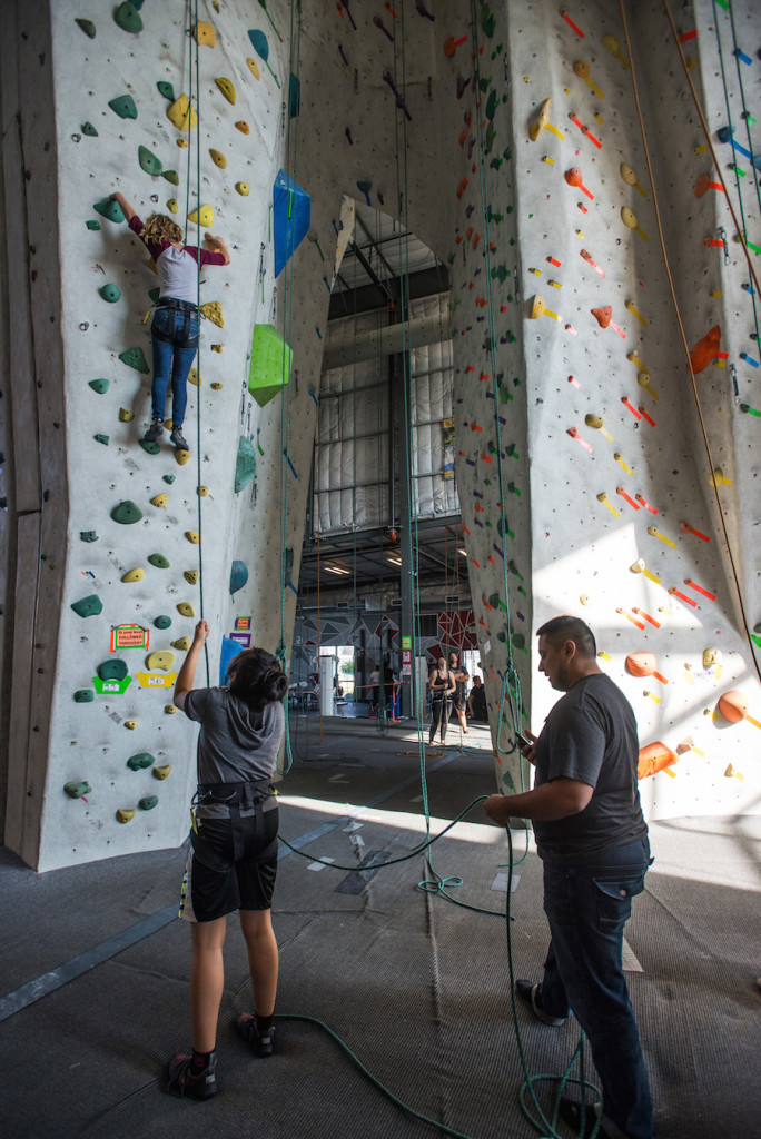 Rock Climbing at MetalMark in Fresno, CA