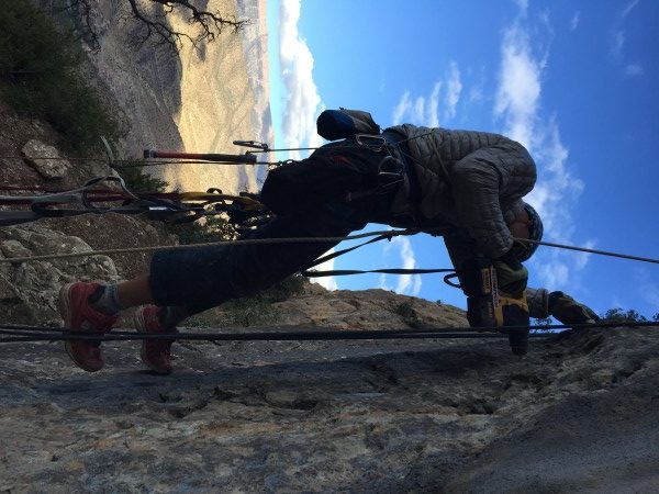 drilling, first ascents, Morocco climbing, Jonathan Thesenga