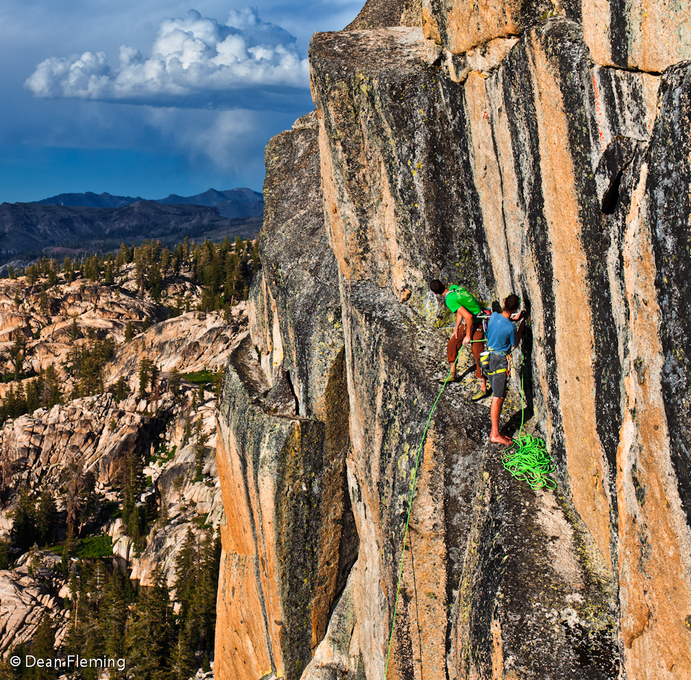 Kyle-Queener-and-Luke-Mast-at-the-belay-for-Sunburst-5.10d