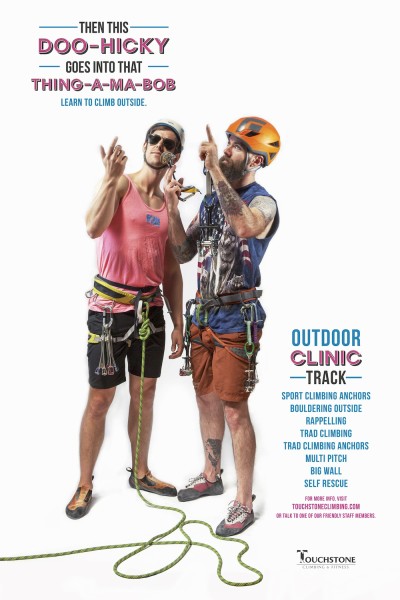 Learn to Climb Outside at Touchstone Climbing