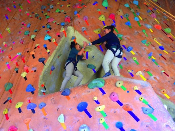 Climbing at Berkeley Ironworks 