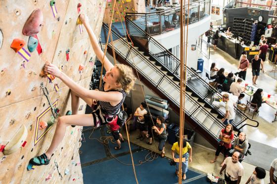 Rock Climbing at Mission Cliffs in San Francisco