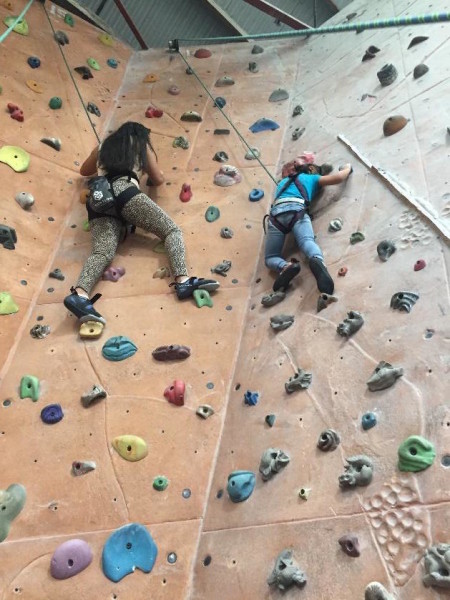 Courageous Girls Climb at Mission Cliffs