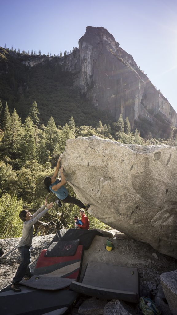 Lyn Barraza, bouldering, castle rock,