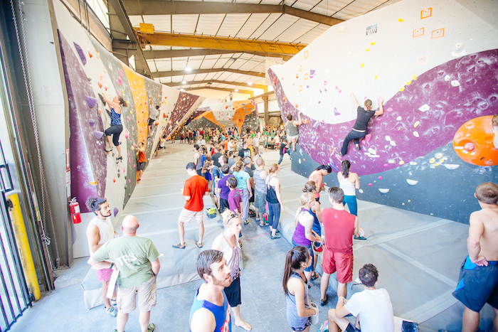 Bouldering Competition at Sacramento Pipeworks