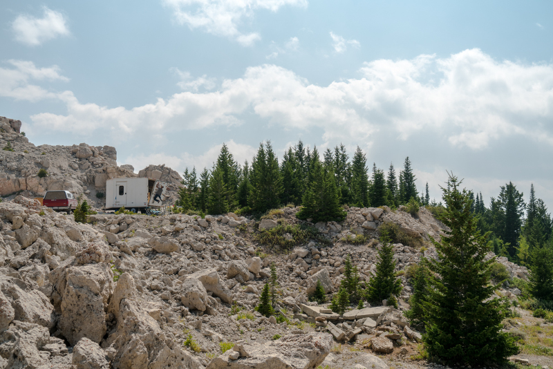 Campusing on the RV Project trailer. Courtesy of RVP. 