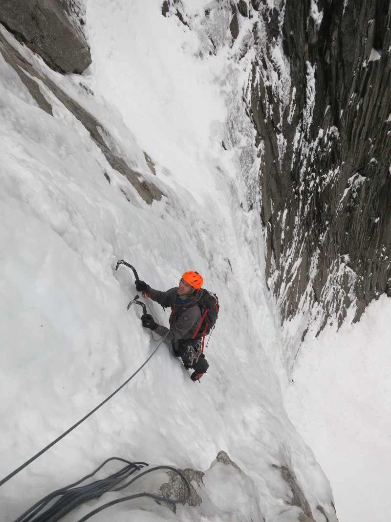 Pitch #1 on Widow's Tears, photo by Mark Melvin
