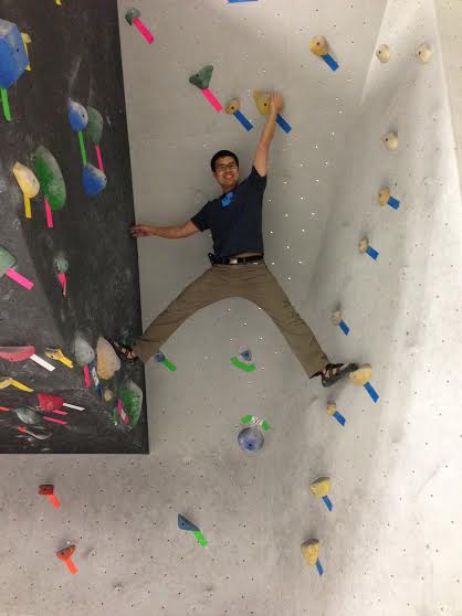 Cuong stemming his way through one of the many Touchstone gyms