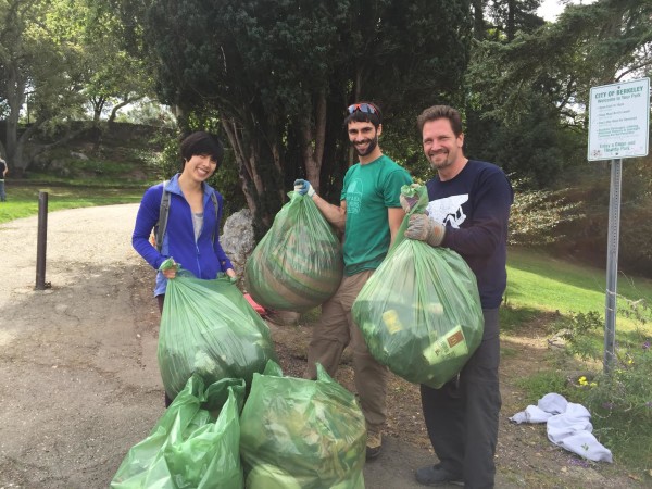 Climbing clean up in Berkeley