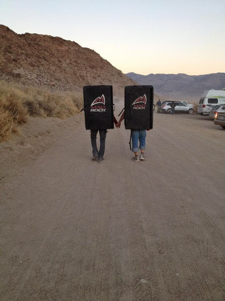Climbing in Bishop California