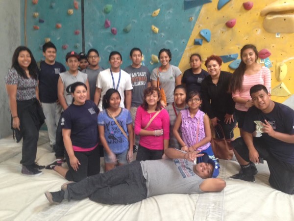 Non-profits visit LA Boulders to Climb